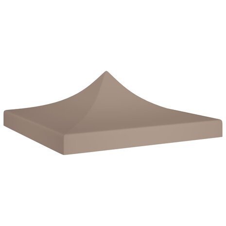 Partytentdak 270 g/m² 3x3 m taupe 1