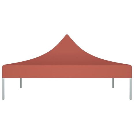 Partytentdak 270 g/m² 3x3 m terracotta 3