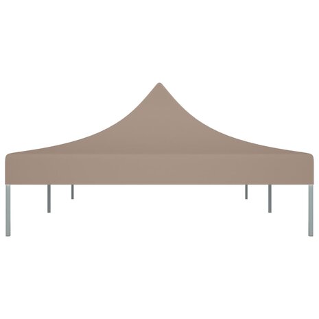 Partytentdak 270 g/m² 6x3 m taupe 4