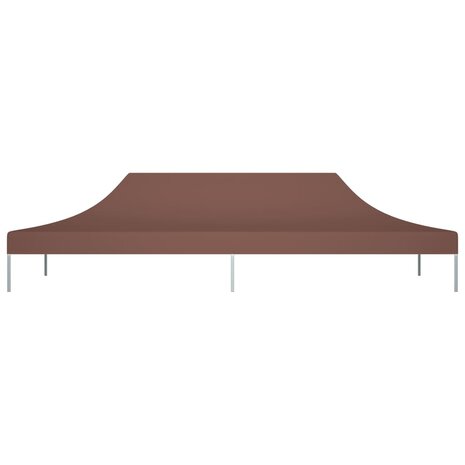 Partytentdak 270 g/m² 6x3 m bruin 3