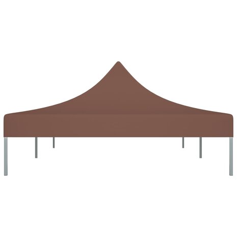 Partytentdak 270 g/m² 6x3 m bruin 4