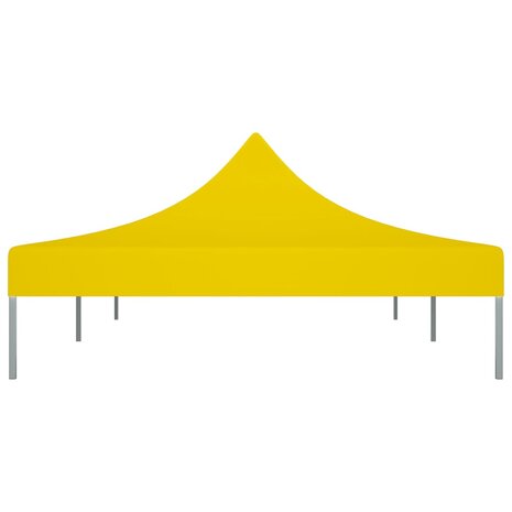 Partytentdak 270 g/m² 6x3 m geel 4
