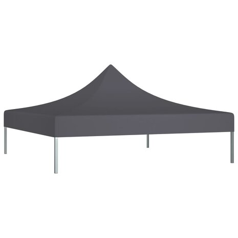 Partytentdak 270 g/m² 2x2 m antraciet  2