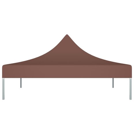 Partytentdak 270 g/m² 2x2 m bruin  3