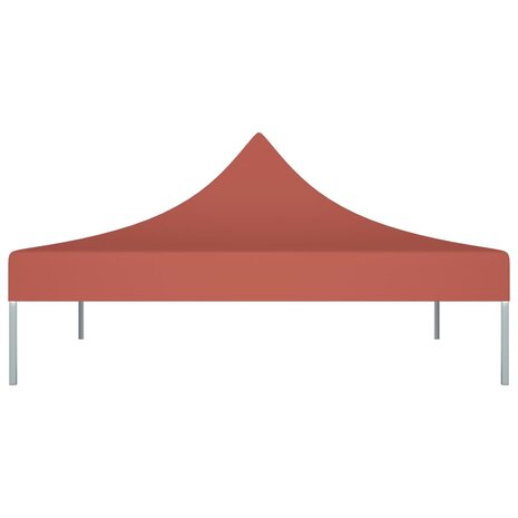 Partytentdak 270 g/m² 2x2 m terracotta  3