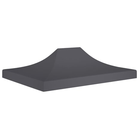 Partytentdak 270 g/m² 4x3 m antraciet 1