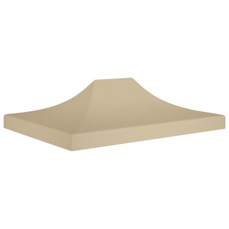 Partytentdak 270 g/m² 4x3 m beige 1