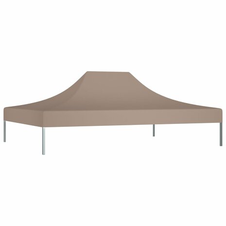 Partytentdak 270 g/m² 4x3 m taupe 2
