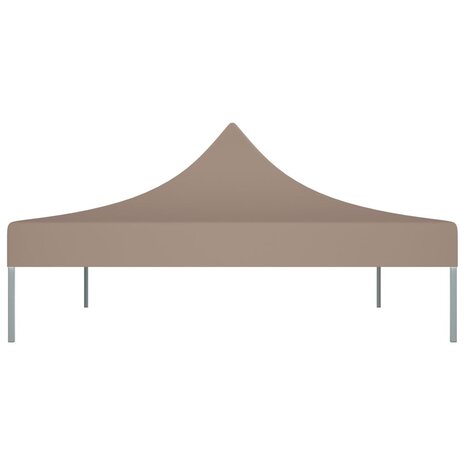 Partytentdak 270 g/m² 4x3 m taupe 4