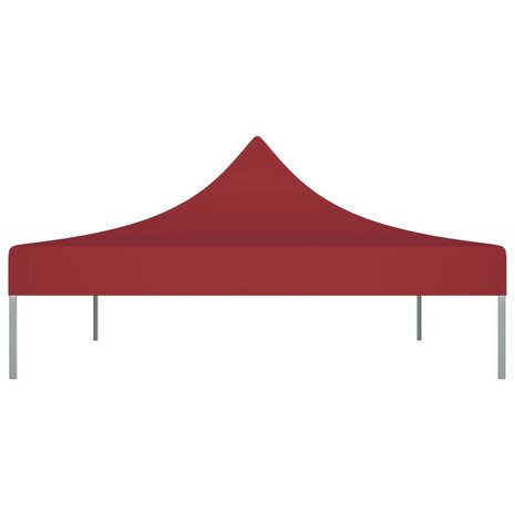 Partytentdak 270 g/m² 4x3 m bordeauxrood 4