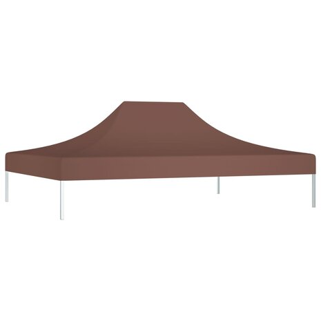 Partytentdak 270 g/m² 4x3 m bruin 2