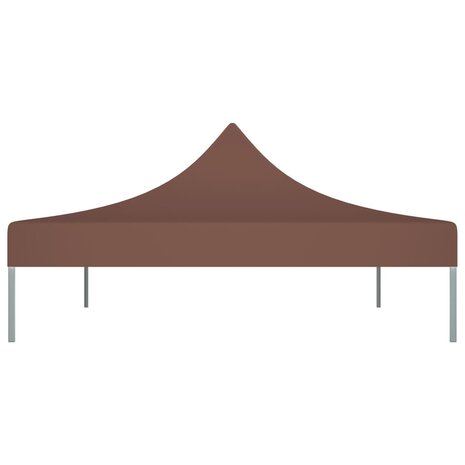 Partytentdak 270 g/m² 4x3 m bruin 4