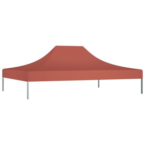 Partytentdak 270 g/m² 4x3 m terracotta 2
