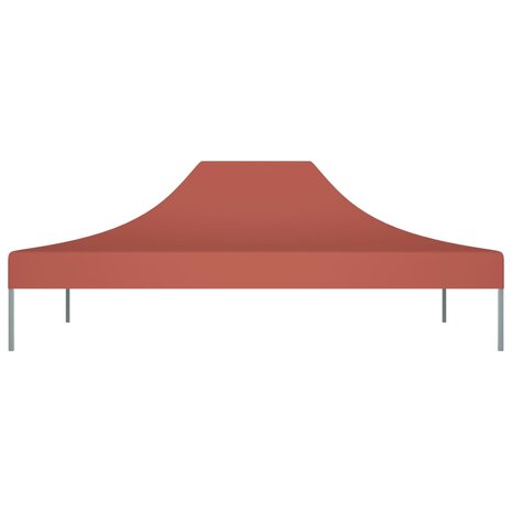 Partytentdak 270 g/m² 4x3 m terracotta 3