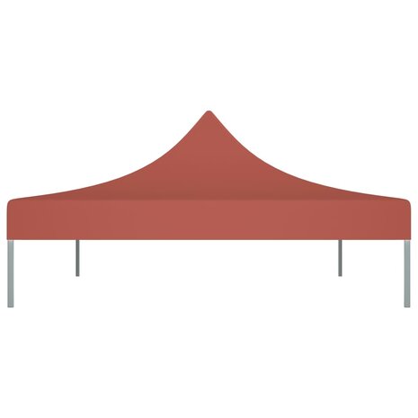 Partytentdak 270 g/m² 4x3 m terracotta 4