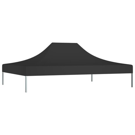 Partytentdak 270 g/m² 4x3 m zwart 2