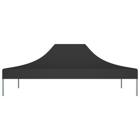 Partytentdak 270 g/m² 4x3 m zwart 3