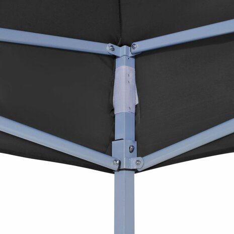 Partytentdak 270 g/m² 4x3 m zwart 5