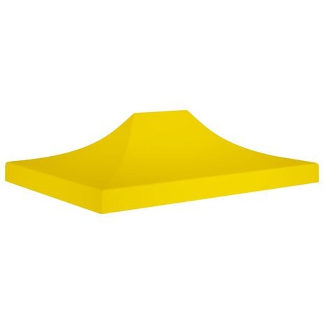 Partytentdak 270 g/m² 4x3 m geel 1