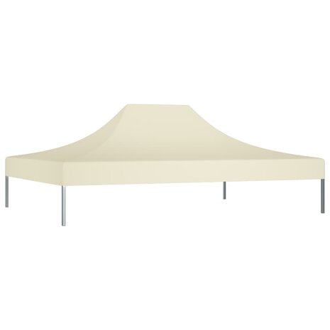 Partytentdak 270 g/m² 4,5x3 m crèmekleurig 2