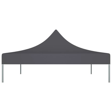 Partytentdak 270 g/m² 4,5x3 m antracietkleurig 4