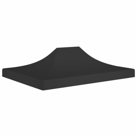 Partytentdak 270 g/m² 4,5x3 m zwart 1