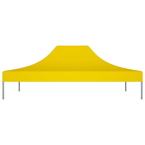 Partytentdak 270 g/m² 4,5x3 m geel 3