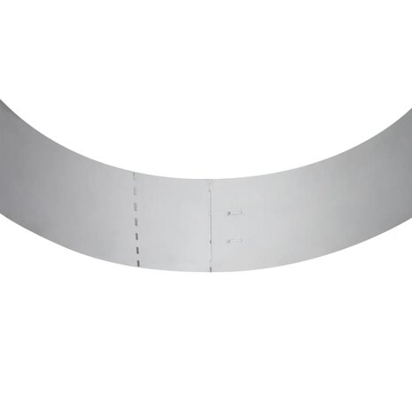 5 st Grasboord flexibel 100x14 cm gegalvaniseerd staal  8