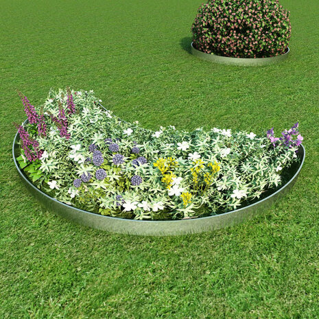 5 st Grasboord flexibel 100x14 cm gegalvaniseerd staal  9