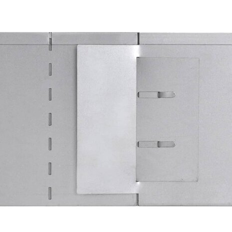 Grasboorden 100x19 cm gegalvaniseerd staal 5 st 5
