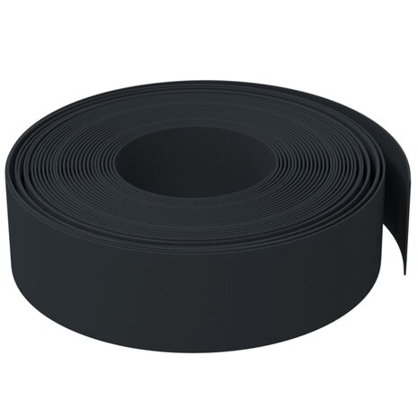 Tuinrand 10 m 15 cm polyetheen zwart 3