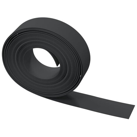 Tuinrand 10 m 15 cm polyetheen zwart 4