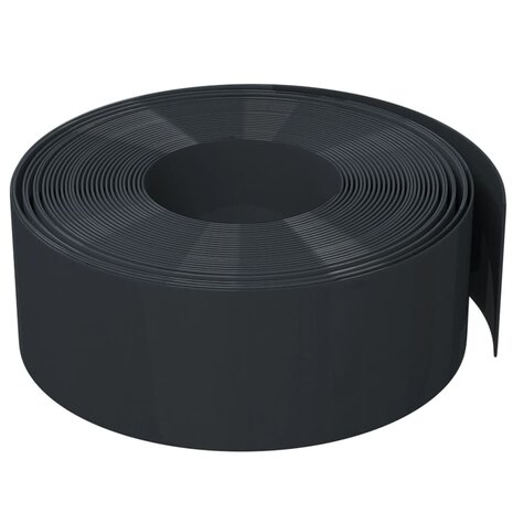 Tuinrand 10 m 20 cm polyetheen zwart 3