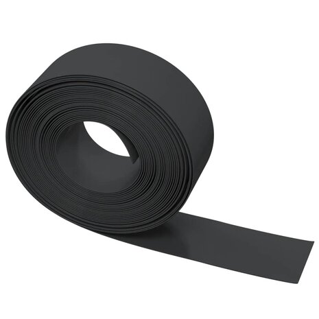 Tuinrand 10 m 20 cm polyetheen zwart 4