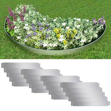 20 st Grasboord flexibel 100x14 cm gegalvaniseerd staal 1