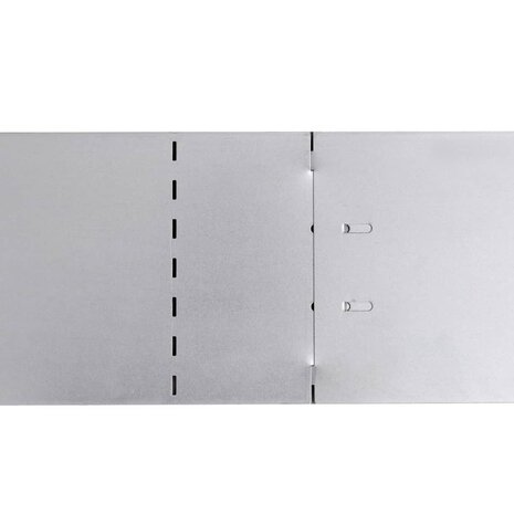 Grasboorden 10 st 100x20 cm gegalvaniseerd staal 7