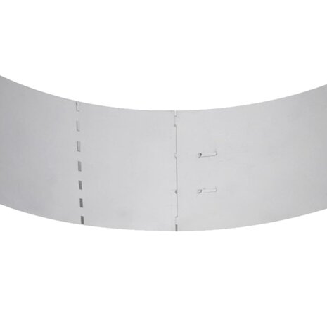 Grasboorden 10 st 100x20 cm gegalvaniseerd staal 9
