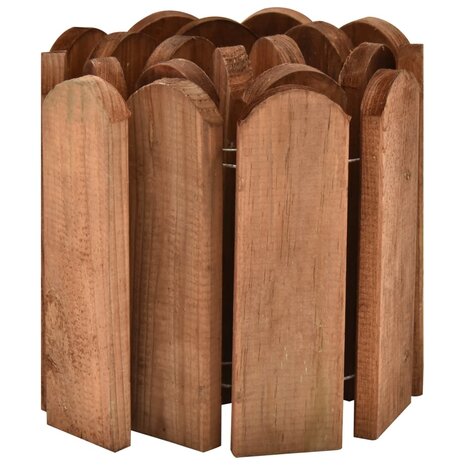 Gazonranden 2 st 120 cm geïmpregneerd grenenhout 4