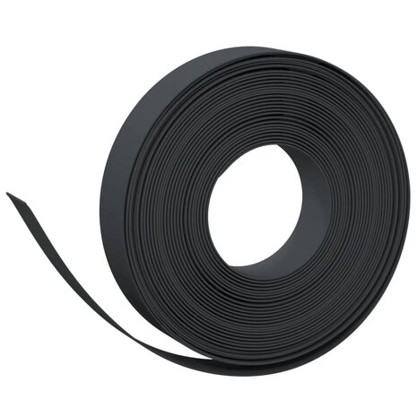 Tuinranden 2 st 10 m 10 cm polyetheen zwart 3