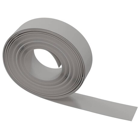 Tuinranden 4 st 10 m 15 cm polyetheen grijs 4