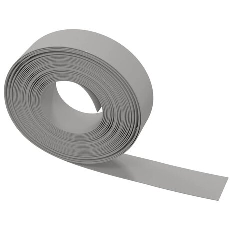 Tuinranden 5 st 10 m 15 cm polyetheen grijs 4
