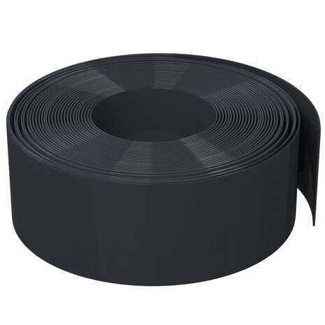 Tuinranden 2 st 10 m 20 cm polyetheen zwart 4