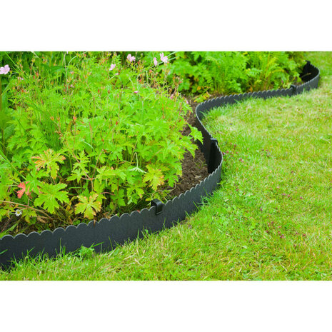 Nature Borderrand decoratief 0,13x12 m 3 mm zwart 6