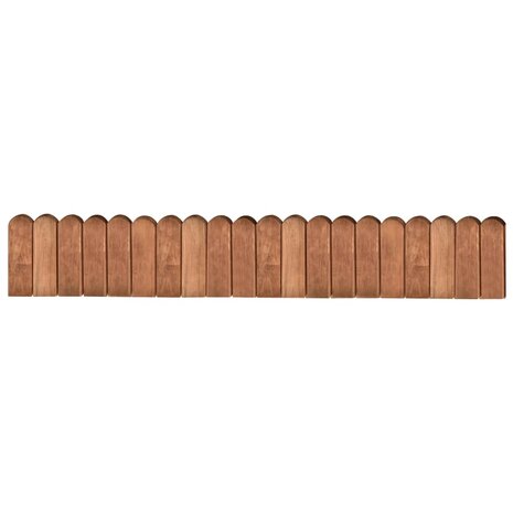 Gazonrand 120 cm geïmpregneerd grenenhout bruin 1