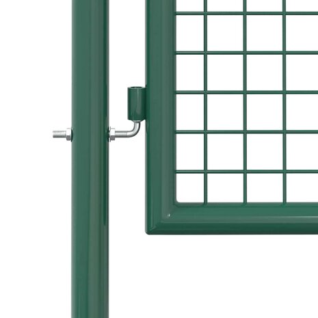 Poort 100x75 cm staal groen 5
