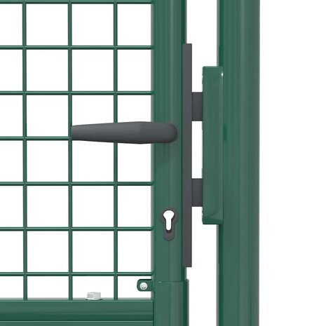 Poort 100x125 cm staal groen 7