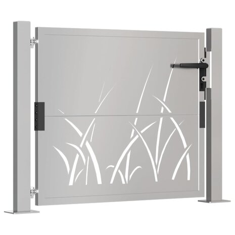 Poort grasontwerp 105x105 cm cortenstaal 3