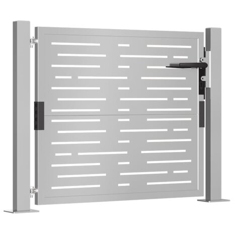 Poort vierkant 105x80 cm cortenstaal 3