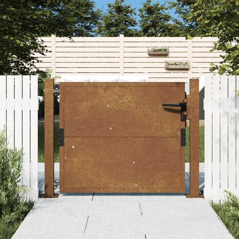 Poort 105x80 cm cortenstaal 1
