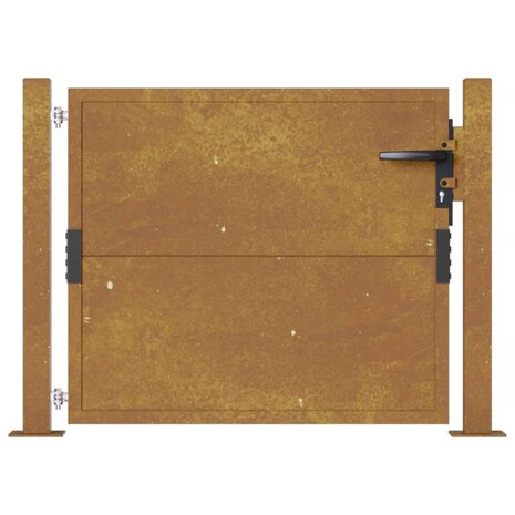 Poort 105x80 cm cortenstaal 4